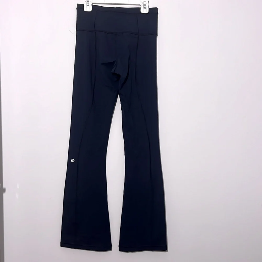 Lululemon Soft Flare Leggings Pant Navy Blue 6 NWOT